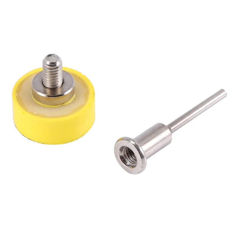 

ABUF-400Pcs 25Mm 1 Inch Sander Disc Sanding Disk 100-3000 Grit Paper With 1Inch Abrasive Polish Pad Plate + 1/8 Inch Shank