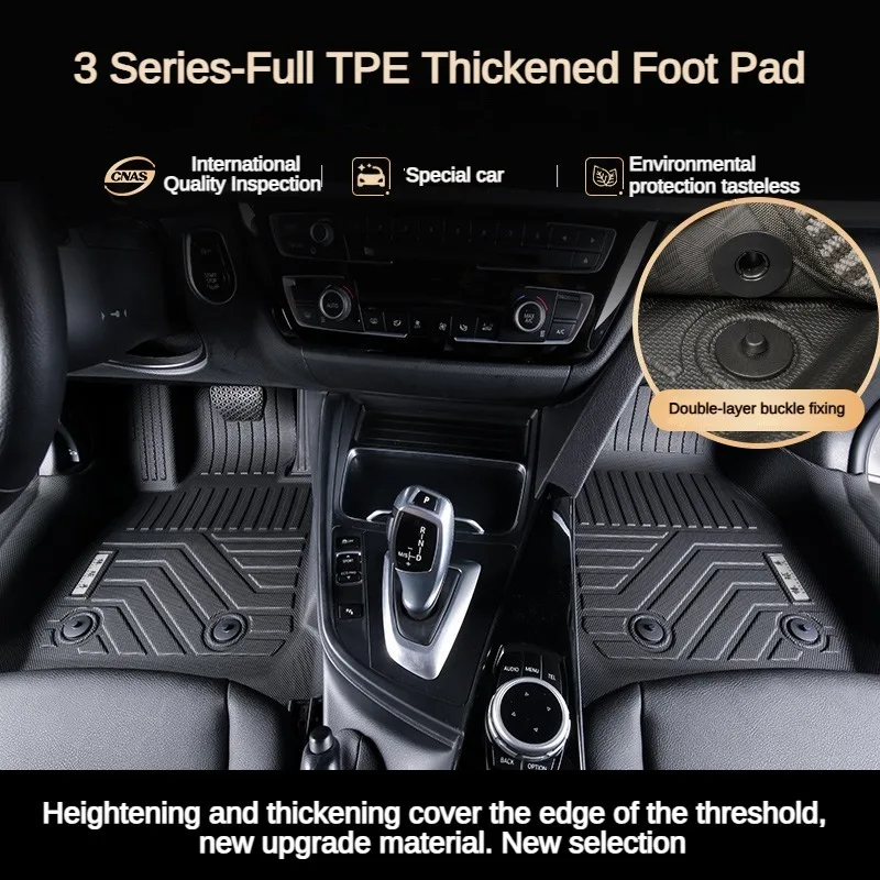TPE Floor Mats For BMW 3 Series F34 GT/E90 F30 F31 G20 G21 320i 325i 328i 330i 335i 2005-2025 LHD ICEV Accessories
