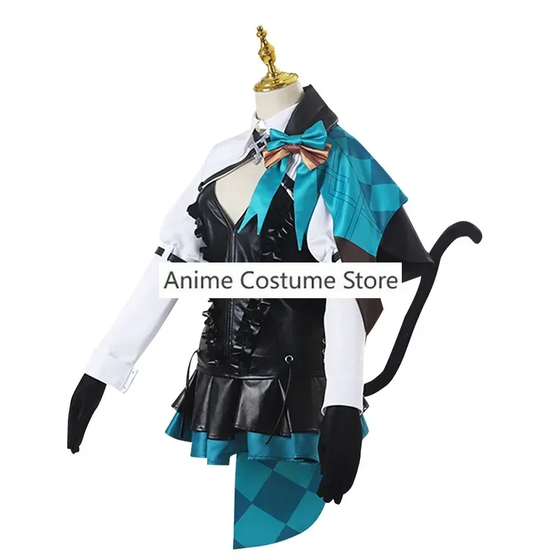 Костюм для косплея Lynette Game Genshin Impact, костюм для косплея Lynette Genshin Future, женский парик для косплея, полный комплект, женская униформа