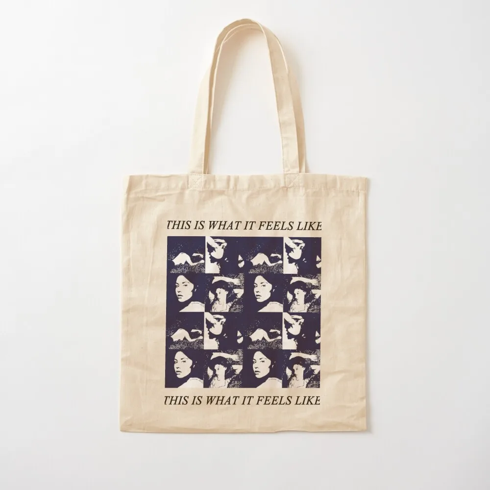 

Gracie Abrams This Is What It Feels Like Art Gracie Abrams Merch Tote Bag Canvas stote bag Canvas Tote Bag