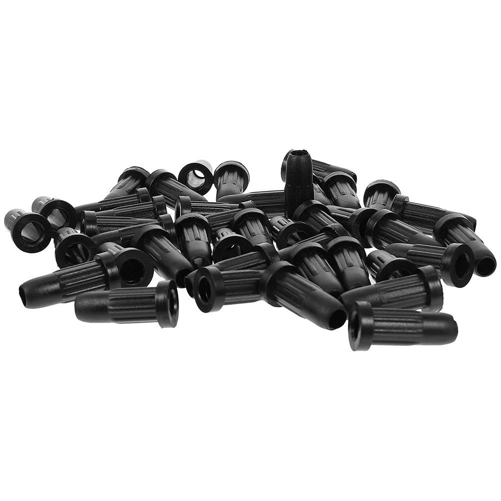 

25 Pcs Stopper Computer Desk Swivel Chair Universal Wheel Rubber Cover Square Stem