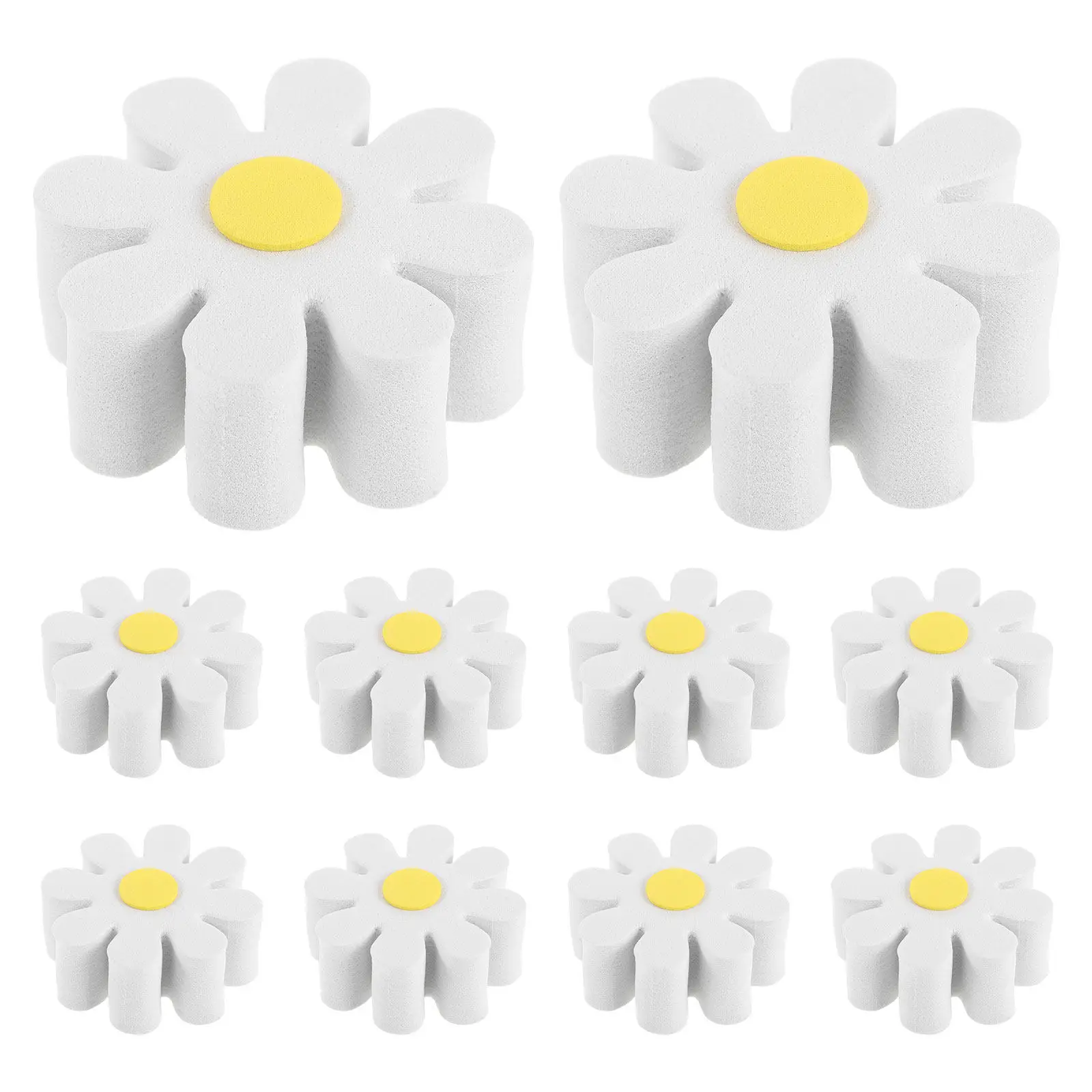 

10 шт. декоративных накладок на автомобильную антенну в форме цветка (маргаритки) из ЭВА для автомобилей, внедорожников, грузовиков – стильные, всепогодные, для экстерьера авто