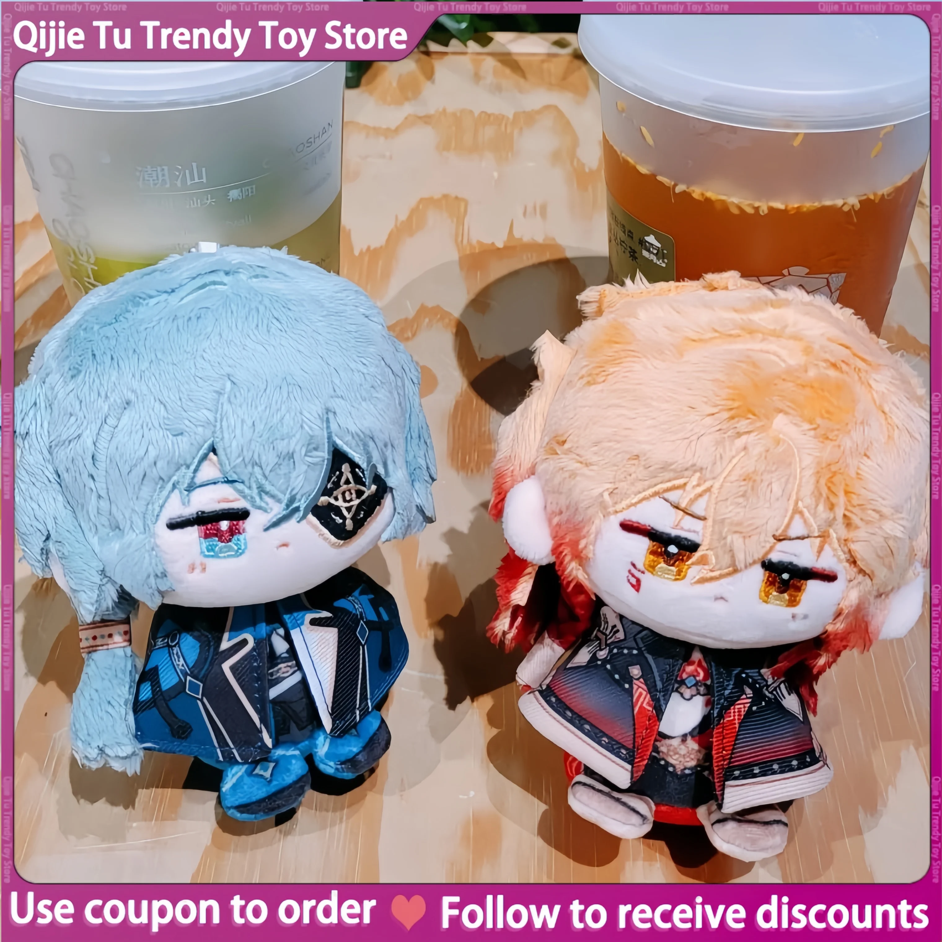 

Плюшевая игрушка Honkai: Star Rail — Файнон, Майдей, Анакса, Гиацин — милый плюшевый касториз, подвеска для сумки, милый подарок для девочек, сюрприз, 10 см