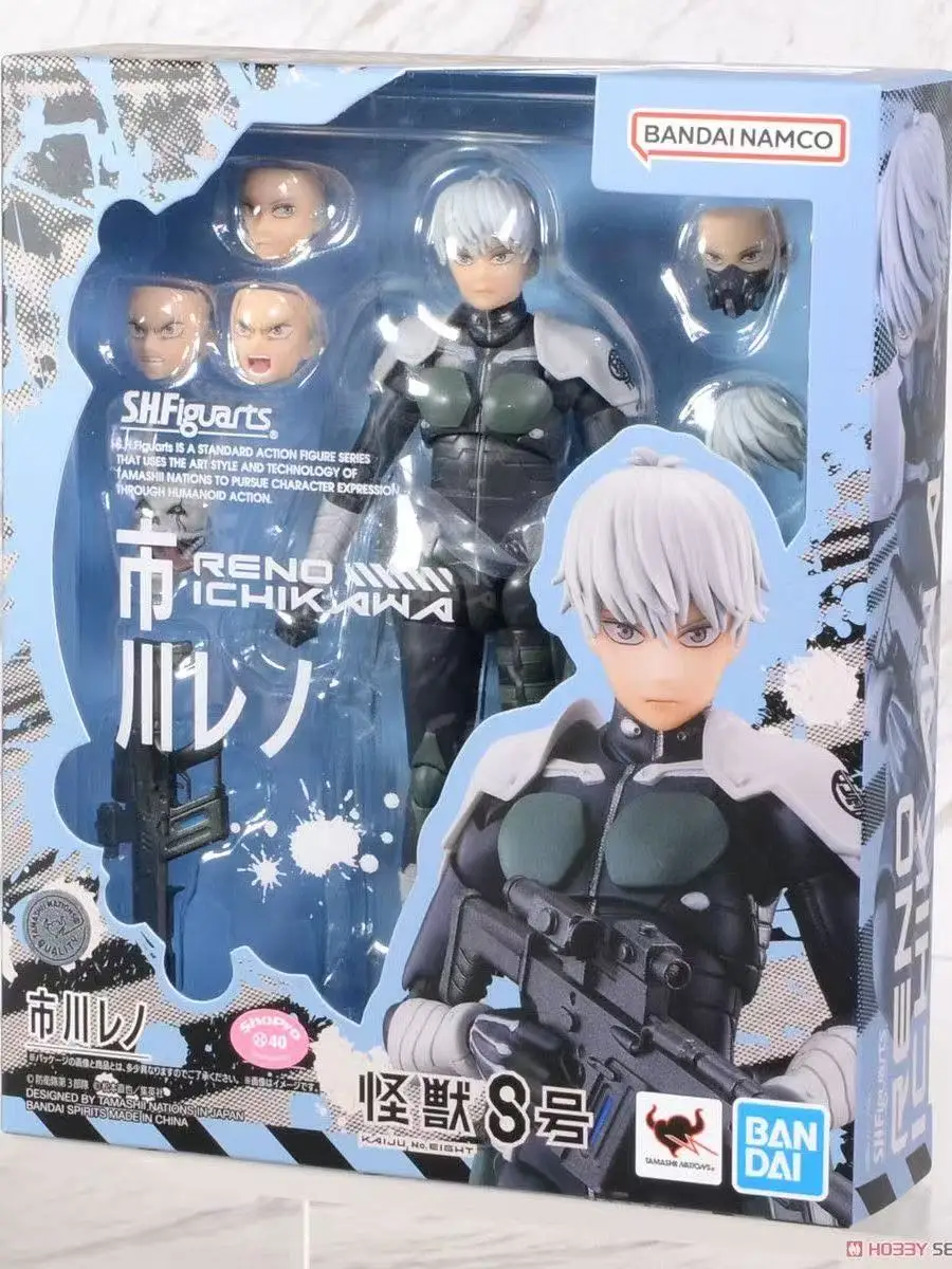 

Bandai SHF Monster No. 8 Ichikawa Leno Defence Force 3rd Member Anime Figure Model Toy in stock
