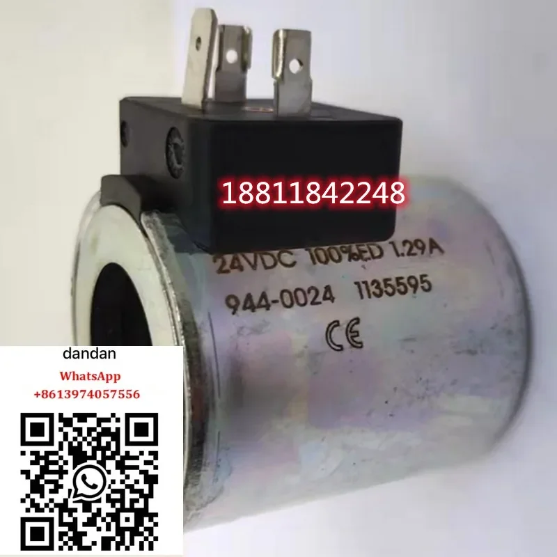 

Solenoid valve S1-024600 coil 944-0024 1135595 1902740 24VDC XCMG road roller