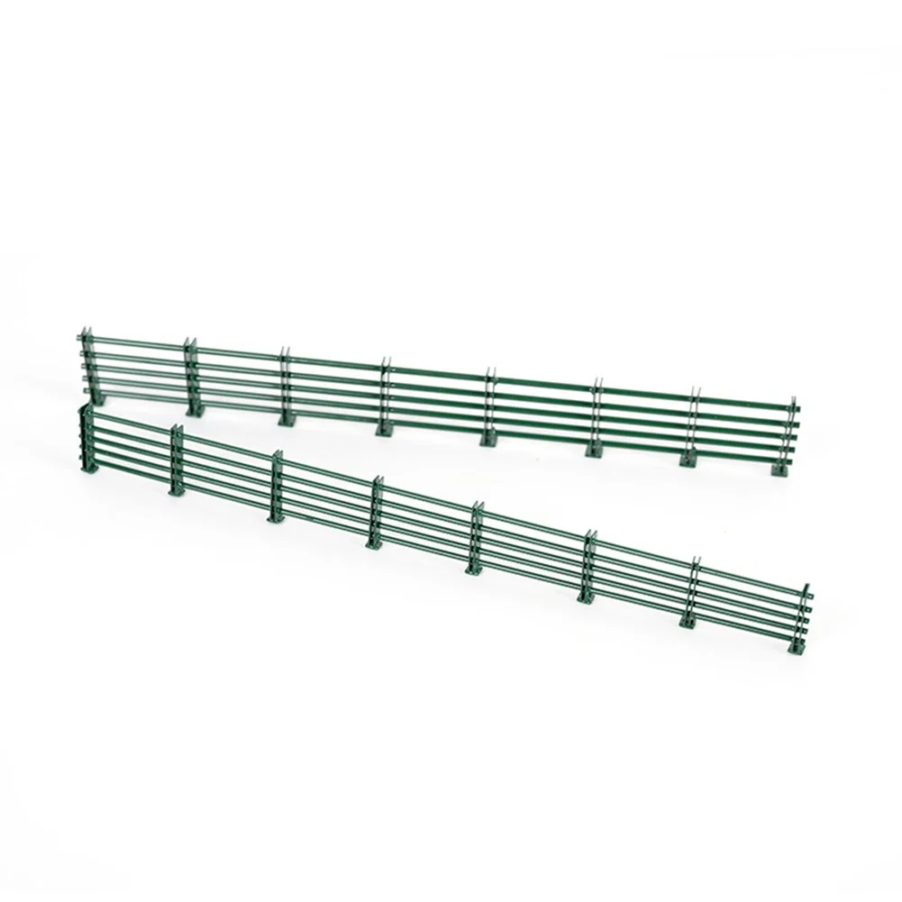 Road Guardrail for HO OO Scale For Railway Modeling Garden Diorama ABS Material 1/87 20.3x1.8cm 1/64 20.3x2.5cm Single Item