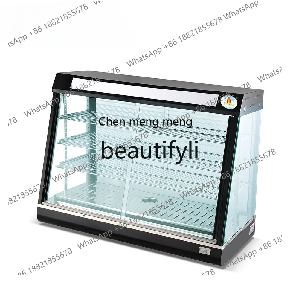 

Z189 Hotel buffet thermal insulation display cabinet food dessert display cabinet with light box catering equipment