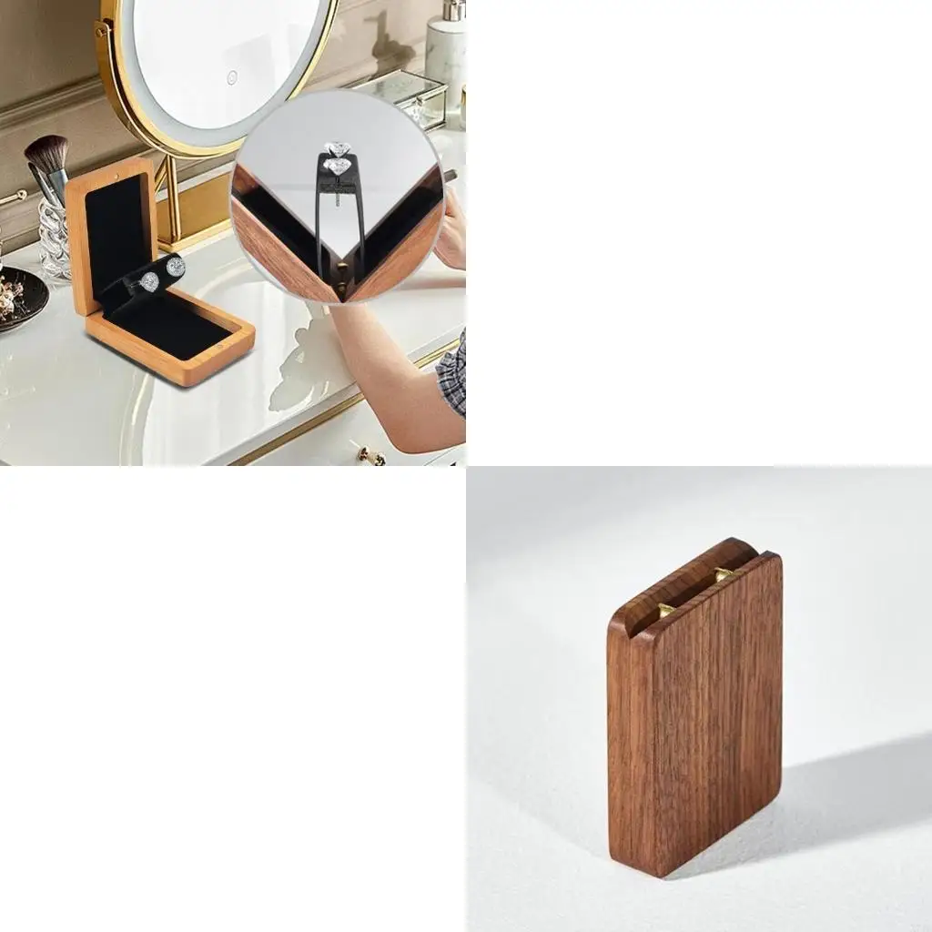 

Органайзеры для ювелирных изделий, деревянный держатель для сережек, подходит для использования дома или в путешествии