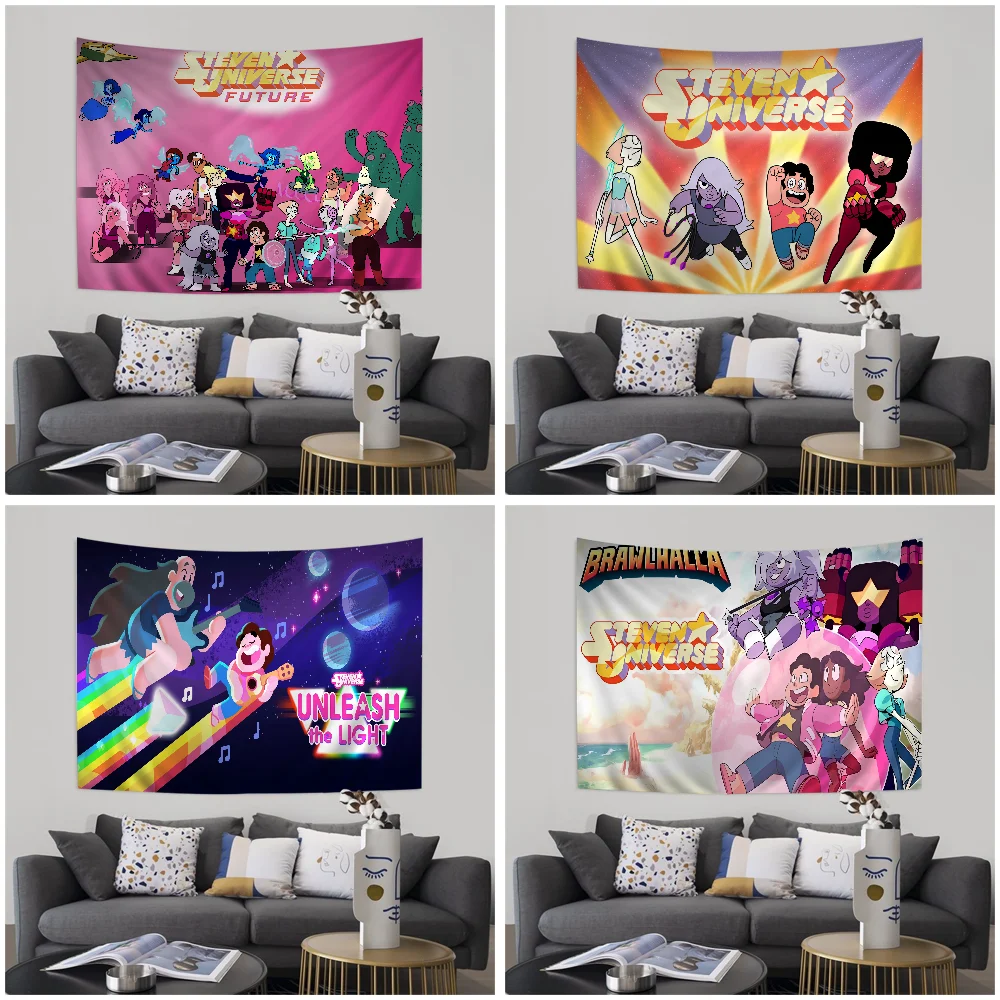 S-Steven U-Universe Tapestry Art Printing Art Science Fiction Room Home Decor Wall Art Decor