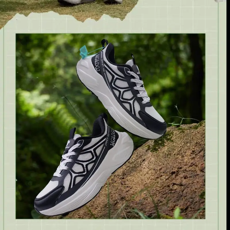 Anti-bacterial, anti-odor, moisture absorption and perspiration spring and summer lightweight outdoor recreational sports shoes