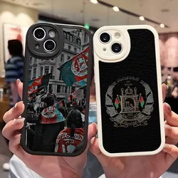 Afghan Afghanistan Flag Phone Case For Apple Iphone 13 Pro Max 11 14 12 Mini X Xr Xs 7 6 8 Puls Se Lambskin Silicone Cover