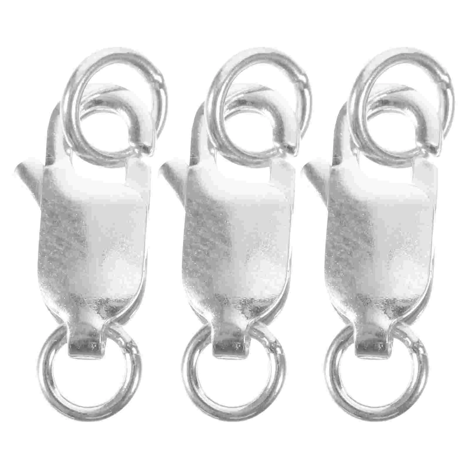 

Trigger Lobster Clasp 925 Sterling Silver Bracelet Jewelry Jump Rings Crafting Supplies Making