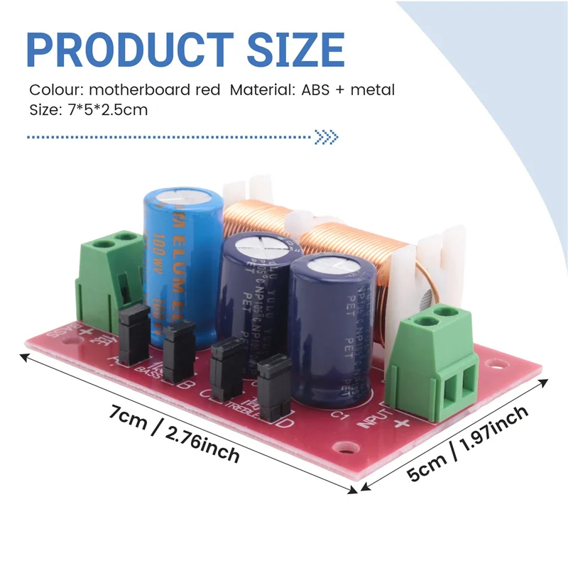 AA84 4X400W ลําโพง Crossover 2 ทิศทางสูง-ต่ํา 4-16 โอห์มความถี่สําหรับลําโพง