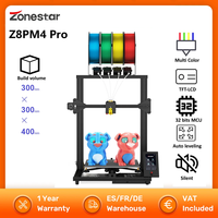 Zonestar Z8PM4 Pro 4 Extruders 3D Printer 4-IN-1-OUT Mix Multi Color Large Size High Precision Resolution 3D Printer DIY Kit