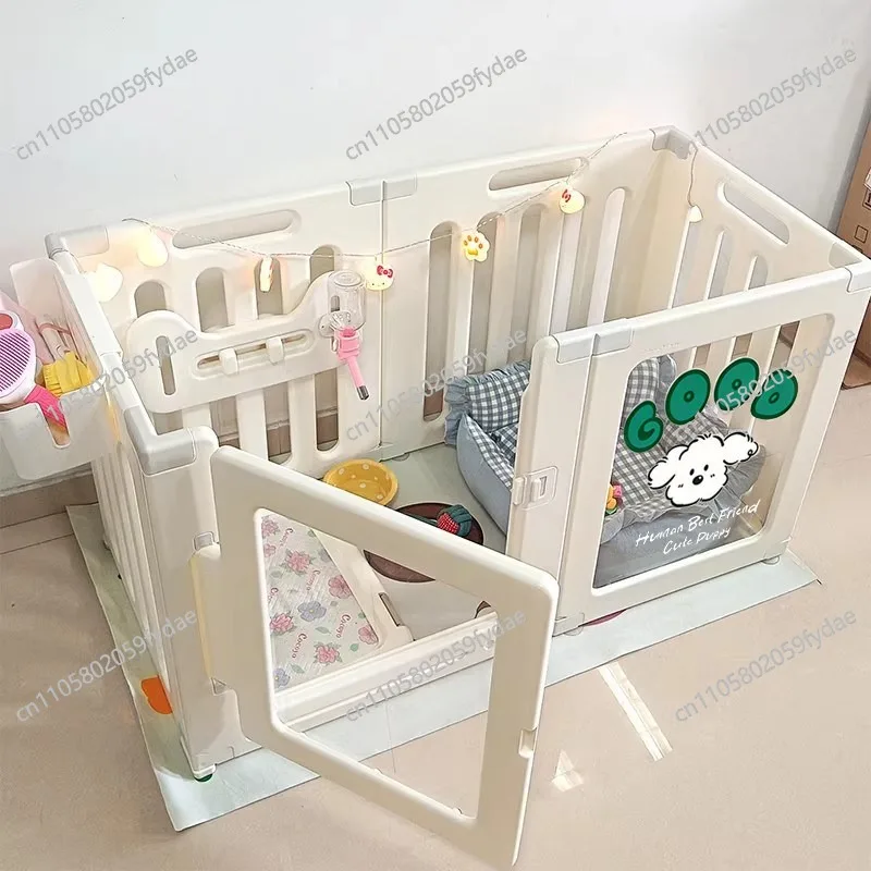 Dog Fence Acrylic Kennel Corgi Pet Transparent Dog Cage