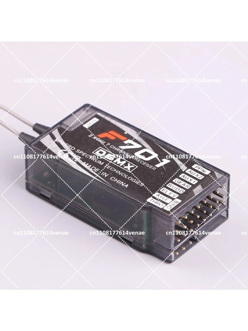 2.4G 7CH RC Receiver for DSM2 DSMX Transmitters, Compatible with DX6I DX7 DX9 Remote Control System