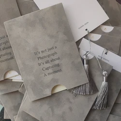Personalised Wedding Invitation Card Elegant advanced grey velvet material custom logo business invitation card