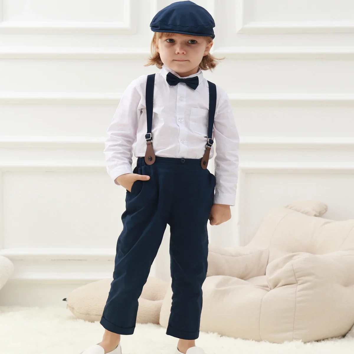 Boys Easter Outfit Baby Wedding Suit Infant Birthday Party Gift Formal Clothes Kids Gentelman Clothing Toddler Winter Set