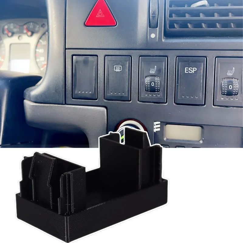 1pc Car Instrument Panel Cover Replacement For Volkswagen T4 3D Printed Plastic Automobiles Interior Parts Accessories