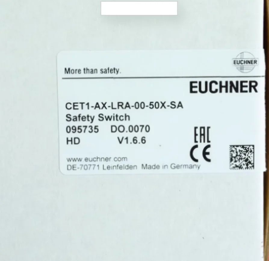 

EUCHNER New Safety Switch CET1-AX-LRA-00-50X-SA 095735
