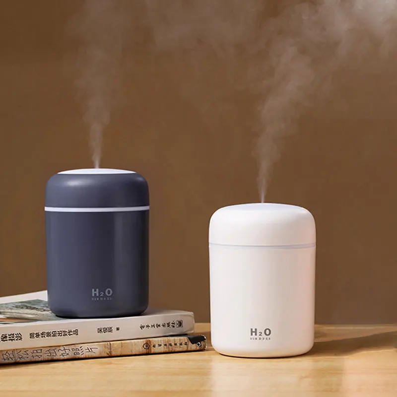 Air Humidifier Portable Mini USB Aroma Diffuser With Cool Mist For Bedroom for Home Car Plants Purifier Humificador 300ml H2O