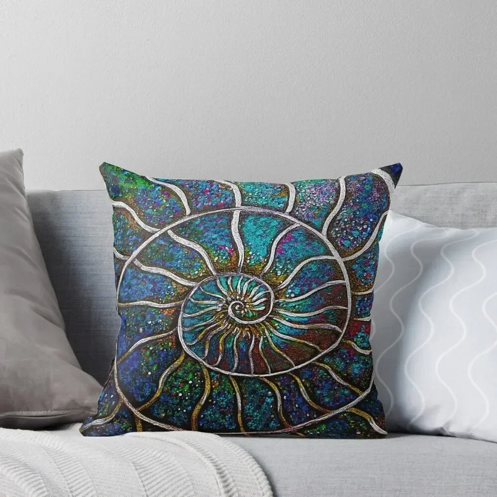 Ammonite Throw Pillow Bed pillowcases Custom Cushion pillow