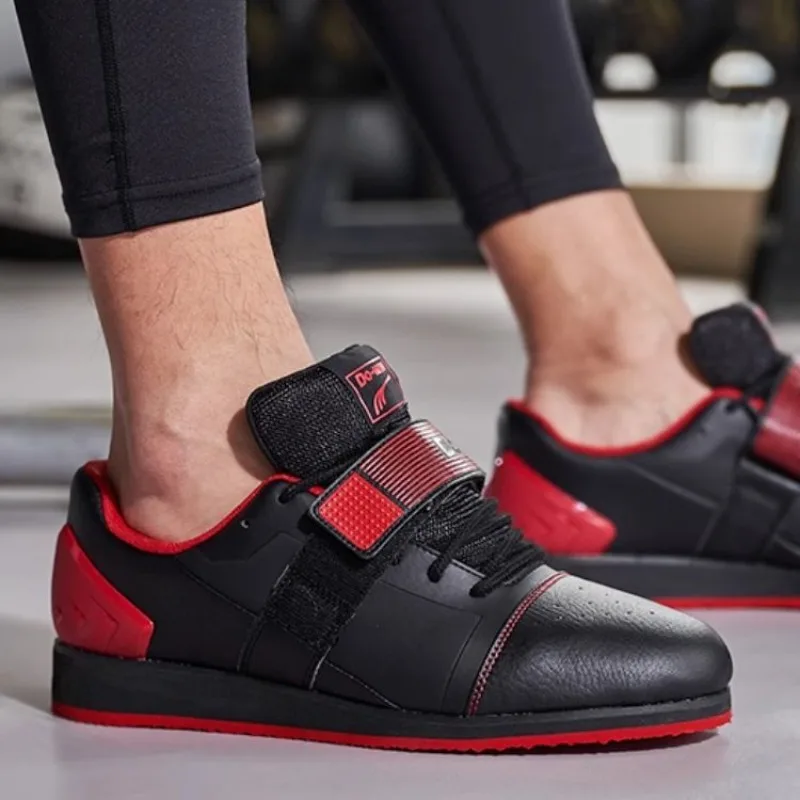 

2026 Hot Men Weight Lifting Shoe Non-Slip Men Squat Shoes Low Ankle Man Weight Shoes Professional Men Squat Hard Pull Shoe