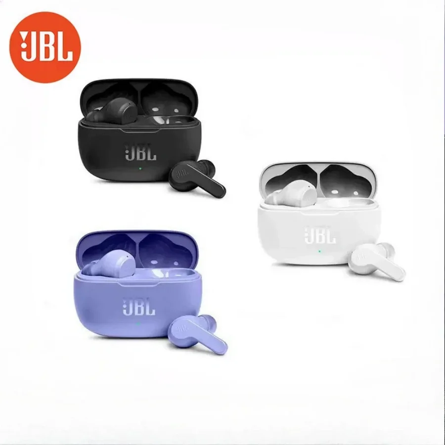 JBL WAVE 200TWS سماعات بلوتوث صوت واضح معكرون اللون المحمولة اللاسلكية دراسة العمل اللياقة البدنية Mucic ANC سماعات أذن ذكية #1