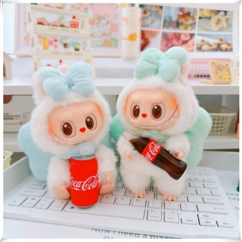 For 15 17cm Labubu Doll DIY Angel Wings Serise Glasses Shoes Decoration Multiple Types of Dolls Cute Set Clothing Accessories