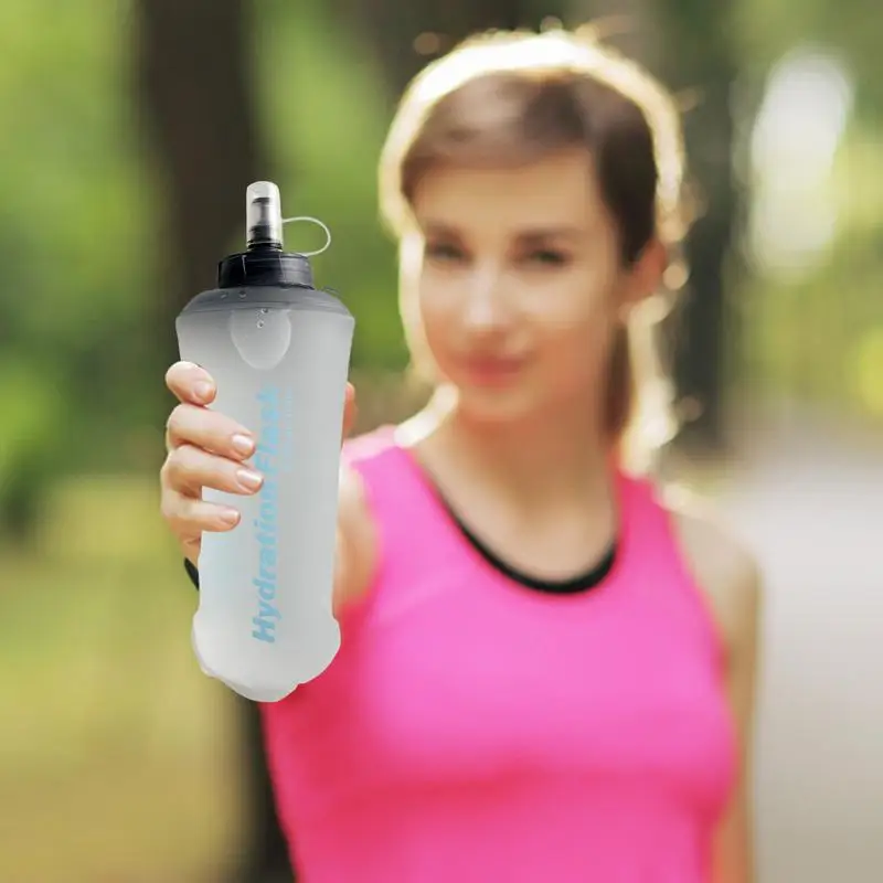 

Soft Flask Drinking Water Container Water Storage Bag 500ml Soft Water Bottle Outdoor Sports Water Bag For Outdoor Cycling