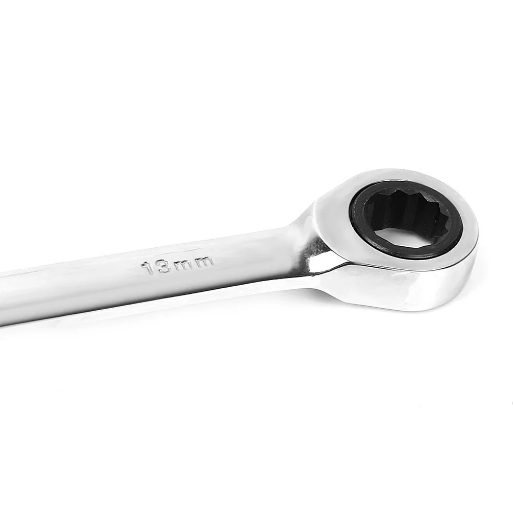 10mm Dual Heads Ratchet Combination Wrench Spanner (Silver) 10mm wrench 10mm spanner 10mm ratchet spanner