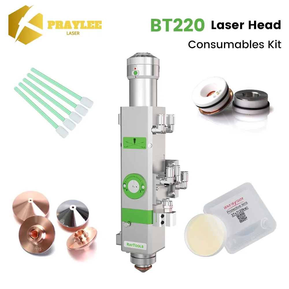 

Praylee Upper / Lower Protective Lens 24.9x1.5 27.9x4.1 Laser Nozzle Ceramics Dia.32mm for BT220 Laser Cutting Head