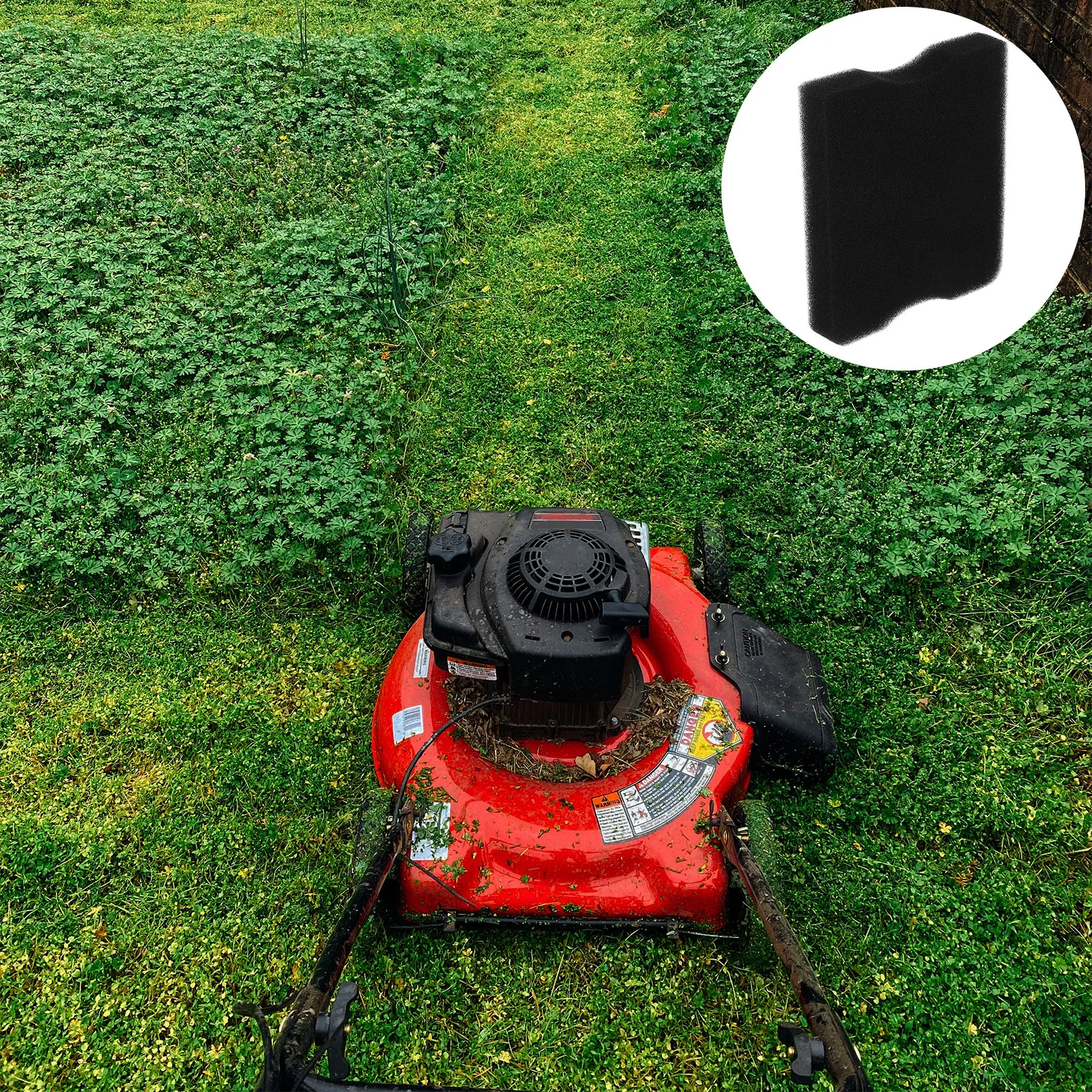 

10Pcs Lawn Mower Air Filter Foam Replacement Efficient Filtration Engine Protection Grass Mower Parts Accessory