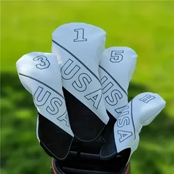 Fashionable Durable Golf Club Head Covers For Hybrid, Driver, Fairway Wood