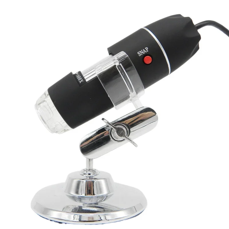 

1600X portable electron microscope, industrial inspection digital magnifying glass handheld inspection USB microscope
