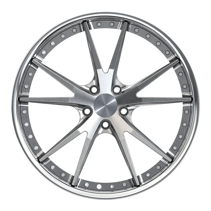 Forged Rim 6061-T6 Aluminum Alloy 5 Hole Custom Size Forged Car Wheels view 4