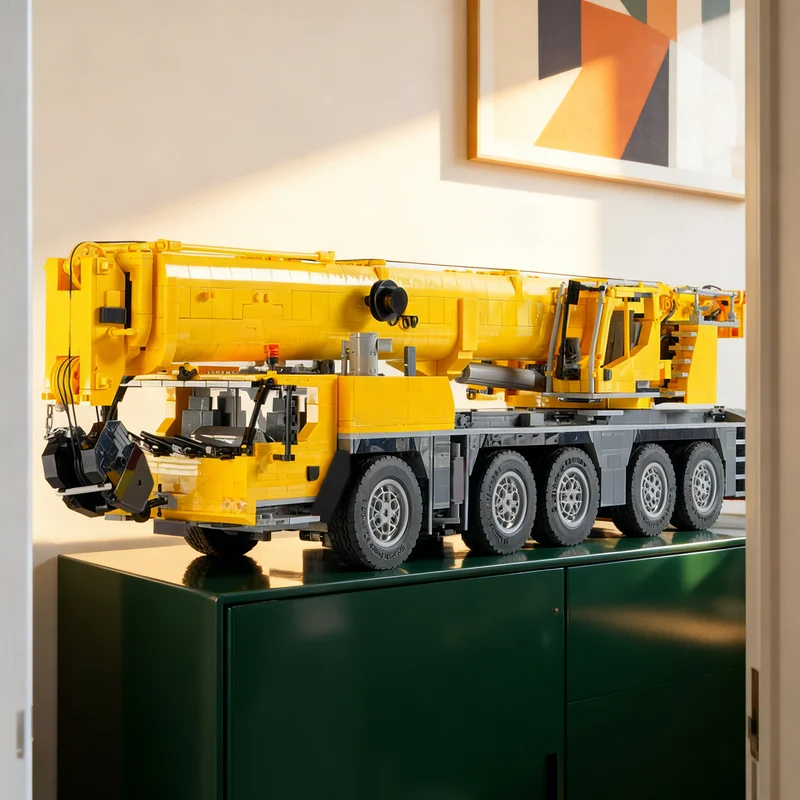 4599pcs MOC Technical Liebherr LTM 1250-5.1 Model Building Blocks Christmas Gifts Architecture Toys Brick Art Display Birthday