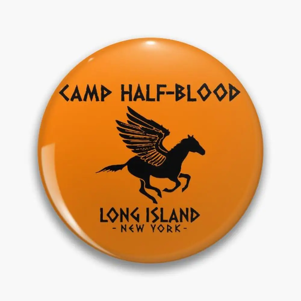 Camp Half-Blood logo Pin botones broches joyería accesorio personalizar broche insignias de solapa de moda