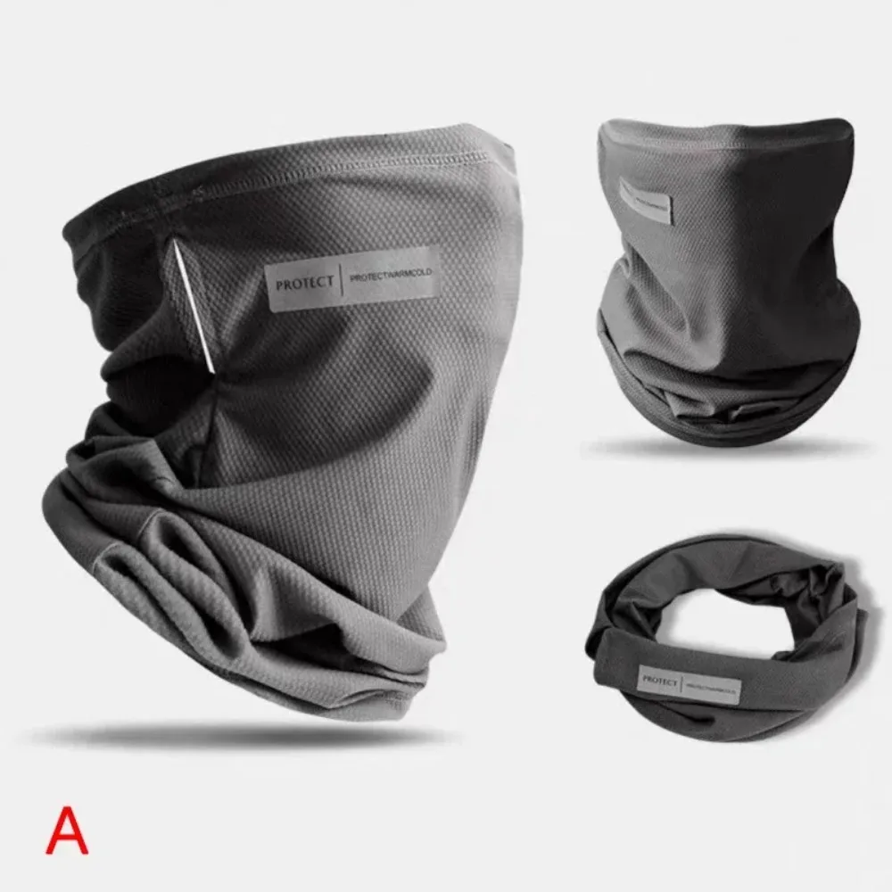 Unisex Face Scarf Breathable Ice Silk UV Sun Protection Mask Soft Adjustable Anti Ultraviolet Thin For Summer Outdoor Activities