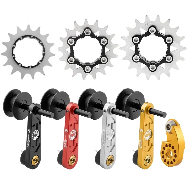 MUQZI Cassette 1 Speed Kit Single Speed Chain Tensioner 12T 13T 14T 15T 16T 17T Cassette Cog Bicycle Freewheel For HG Hub