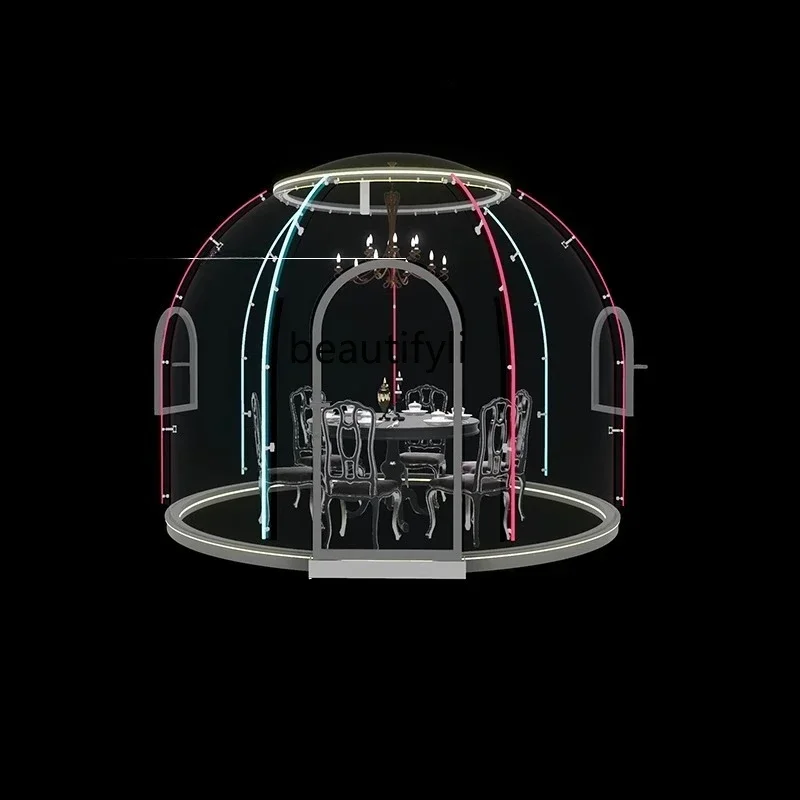 Outdoor Star Room Homestay Star Tent Space Capsule Outdoor Homestay Restaurant Dining Terrace