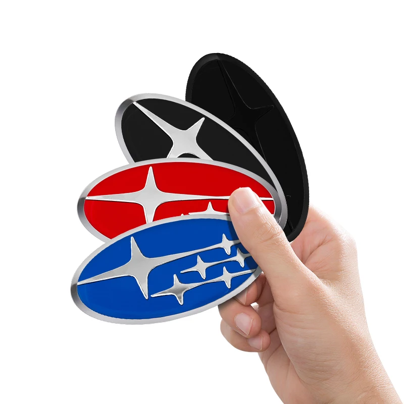 1Pcs Car Style Steering Wheel Center Interior Sticker For Subaru Forester impreza Outback Legacy Tribecacar WRC Car Accessories