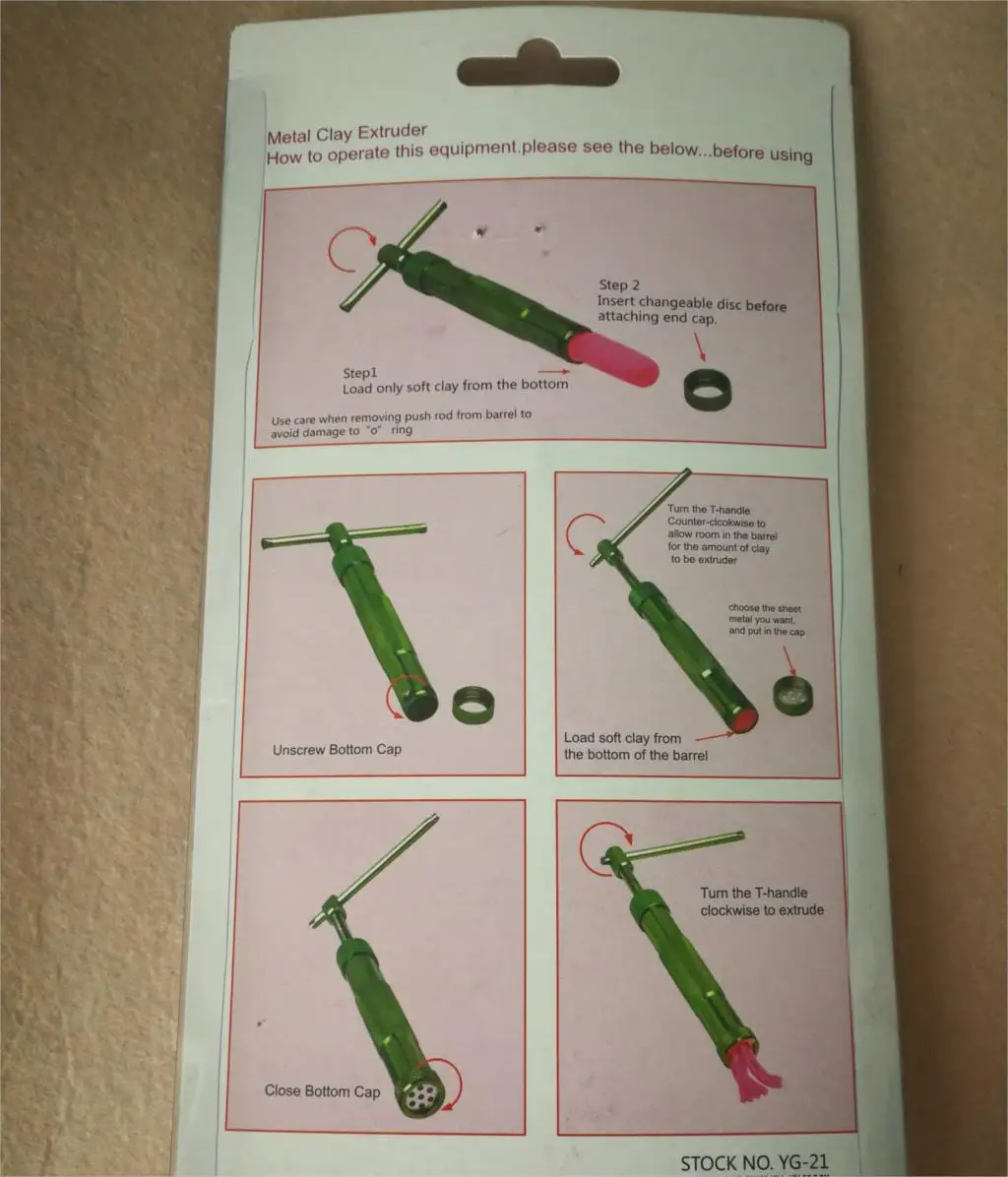 High Quality Green Clay Extruders Sculpture Gun Clay Sugar Paste Extruder Fondant Cake Sculpture Polymer Gun Tool H489