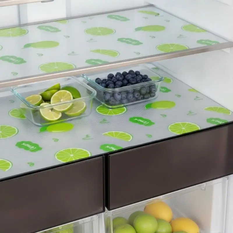 45*30cm EVA Shelf Liner 4Pcs Non Adhesive Waterproof Oil Proof Easy To Cut For Fridge Kitchen Cabinet Use