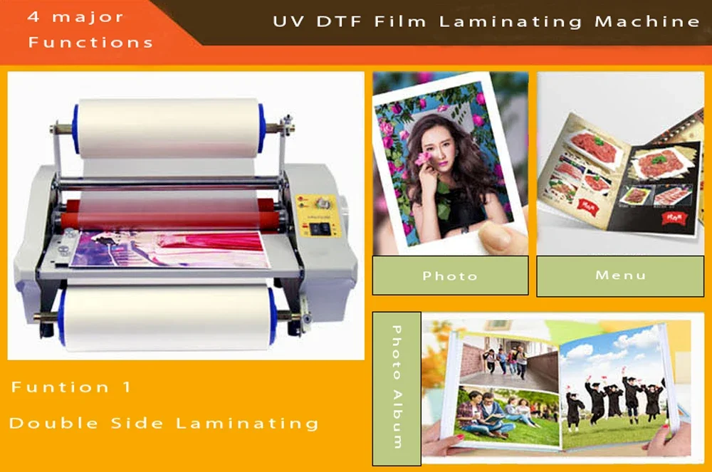 Erasmart Factory Großhandel UV Dtf Laminator A3 Kaltlaminiermaschine für UV-Folie