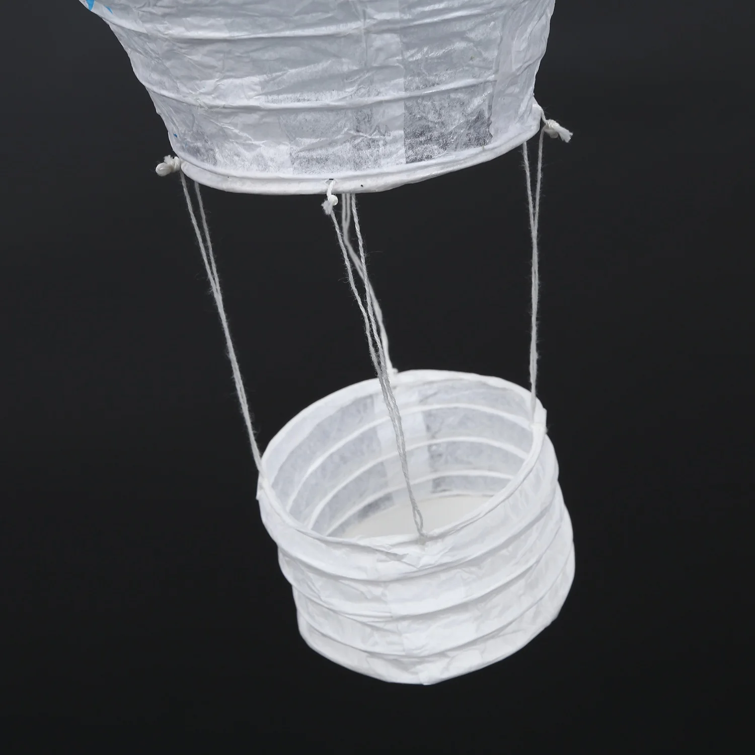 B-T 12inch Hot Air Balloon Paper Lantern Lampshade Ceiling Light Wedding Party Decor, White Rainbow