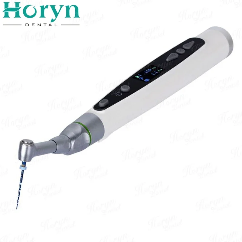 

Den tal Cordless Endo Motor with LED Lamp & Reduction Contra-angle 16:1 for Root Canal Treatment Endodontic Instrument