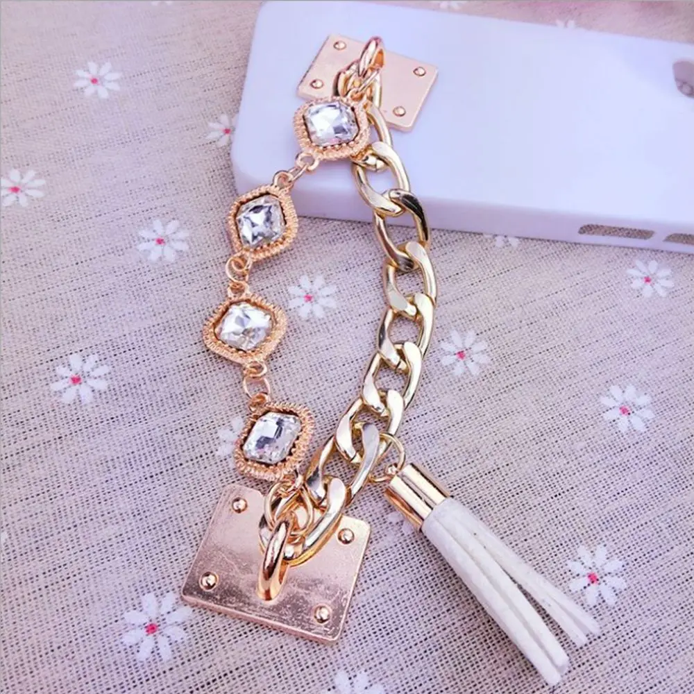 1Pc Anti Lost Phone Pendant Lanyard Wrist Chain Cute Mobile Lanyard Mobile Phone Straps DIY Phone Case Decoration Hanging Chain