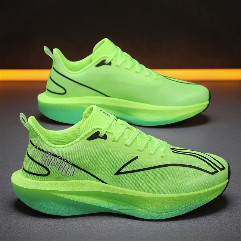 

New High Quality Professional Mens Womens Sports Shoes Rebound Cushioned Running Shoes Breathable Lightweight Walking Shoes