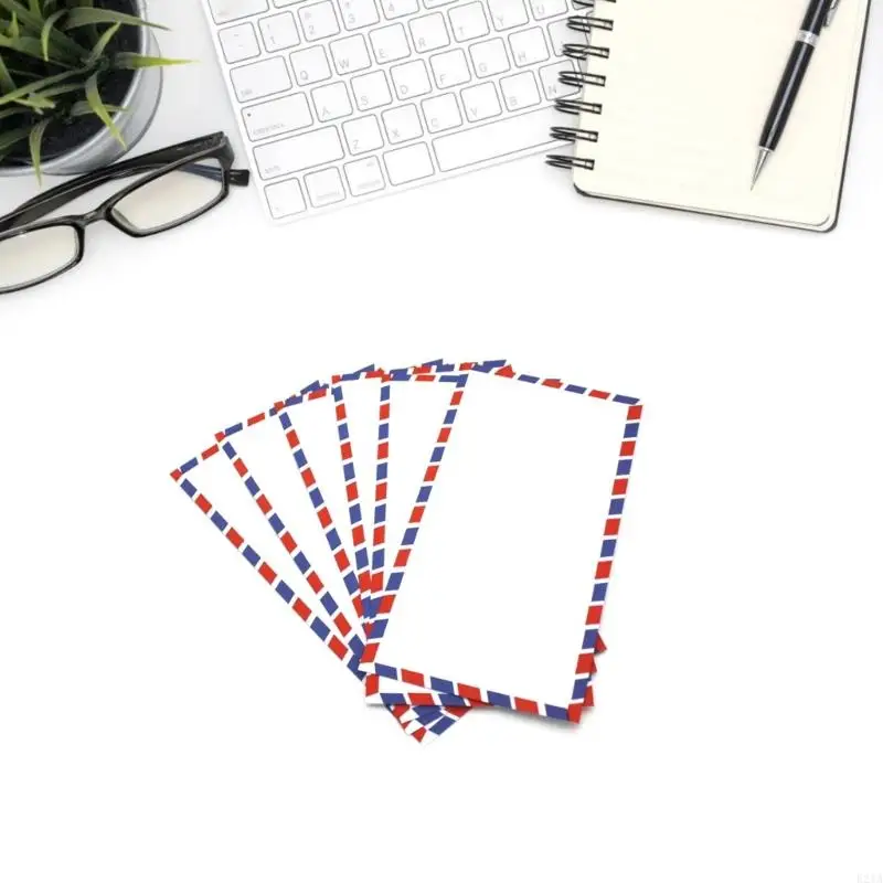 5/15/20pcs Envelope 115x225mm Airmail Envelopes for Banquets